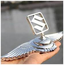 3D Laxury Chrome Metal Car Front Hood Ornament Car Bonnet Sticker Badge -Bonnet Emblem