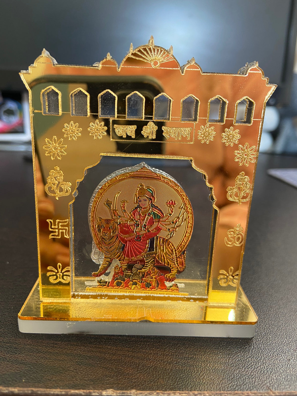 Shree Khatu Shyam Ji Toran Dwaar Decorative Showpiece for Car Dashboard Idol, Home Décor Decoration & Gifting Purpose by Case Club