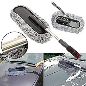 Microfiber Flexible Duster Car Wash | Car Cleaning Accessories | Microfiber | Brushes | Dry / Wet Home, Kitchen, Office Cleaning Brush with Expandable Handle