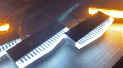 UFO Roof Marker Lights for Cars, Trucks, or SUV 4Ã—4 (3 Amber, 2 White)