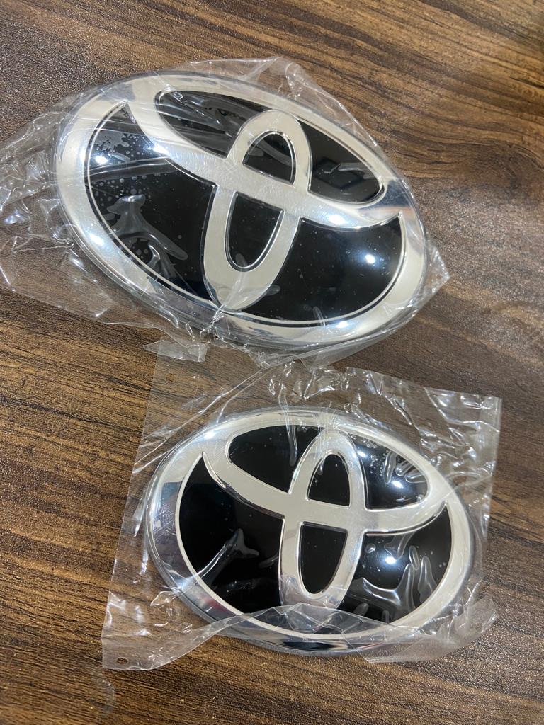 Toyota Front and Rear Original Emblem (Pack of 2)