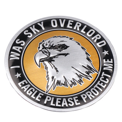 CarOxygen Metal Eagle Soft Aluminium Decal Car and Bike Sticker/Car & Bike Sticker for All Cars