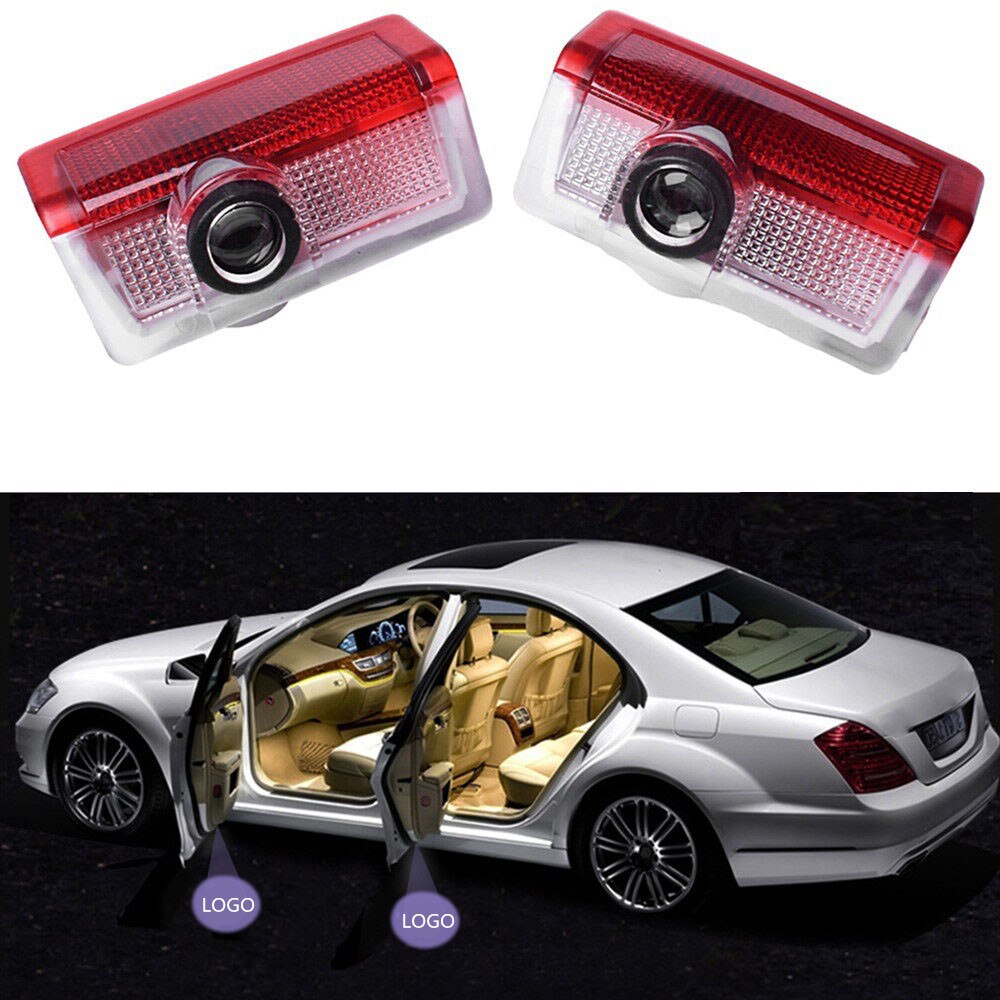 2pcs Led Car Door Welcome Lights Car Laser Projector Logo Ghost Shadow Light Lamp for Mercedes Benz W213 E Class