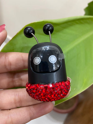1 Set Car Air Freshener Vent Clips Robot Shape Car Airfreshener Perfume Diffuser Car Perfumes Aroma Clip for Car Living Room Office Decoration (Black)