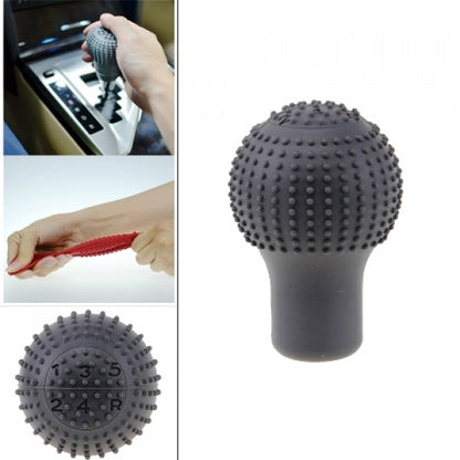 CarOxygen - Anti-Scratch Universal Fit Silicon Gear Knob Protective Bump Shift Knob Cover (Grey)