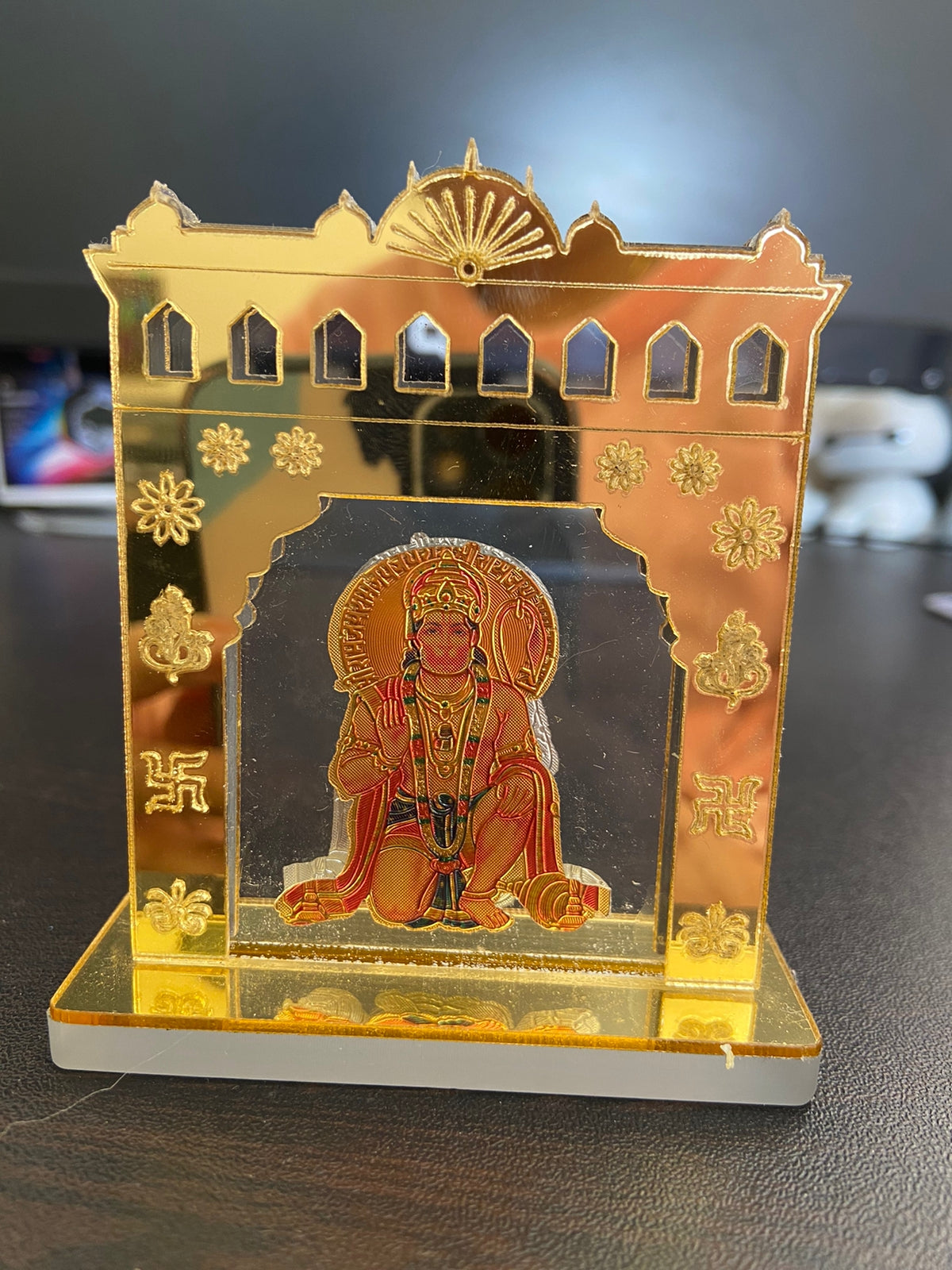 Shree Khatu Shyam Ji Toran Dwaar Decorative Showpiece for Car Dashboard Idol, Home Décor Decoration & Gifting Purpose by Case Club