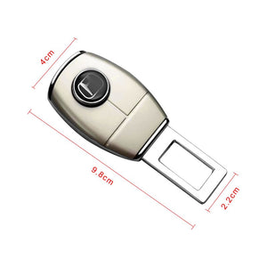 Car Oxygen -Car Safety Alarm Stopper & Seat extender Seat Belt Buckle Clip for Cars - Set of 2
