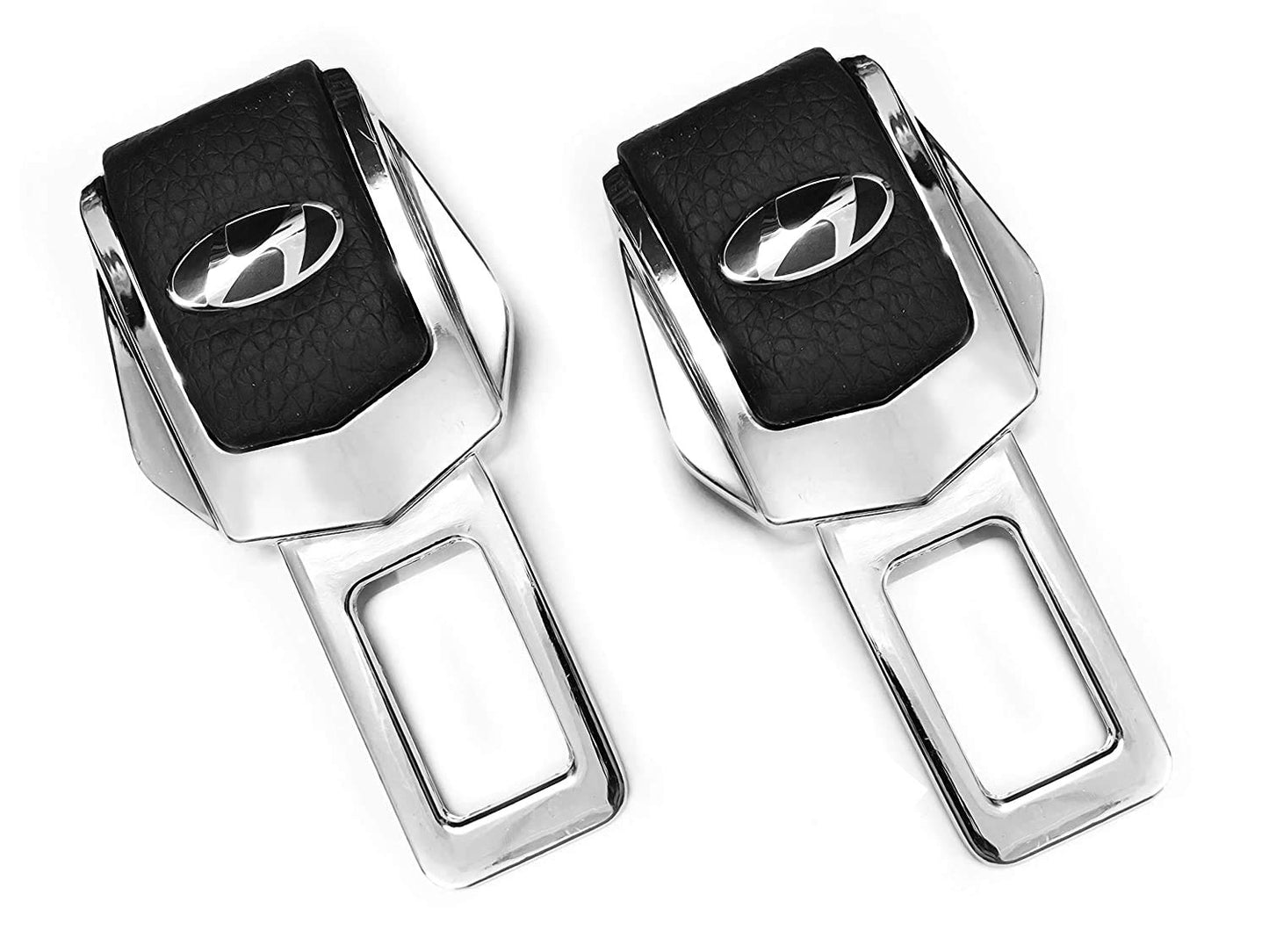 Car Safety Alarm Stopper Null Insert Seat Belt Buckle Clip for All Cars - Set of 2 Pcs