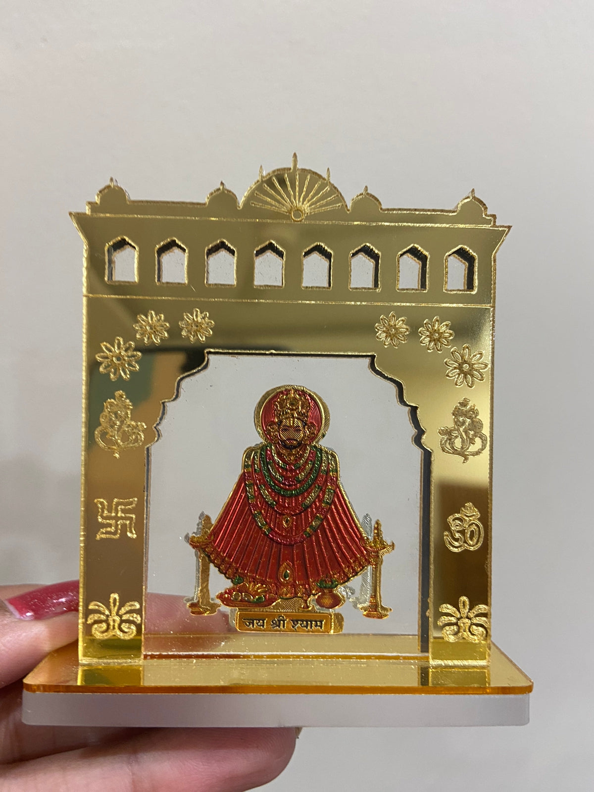 Shree Khatu Shyam Ji Toran Dwaar Decorative Showpiece for Car Dashboard Idol, Home Décor Decoration & Gifting Purpose by Case Club