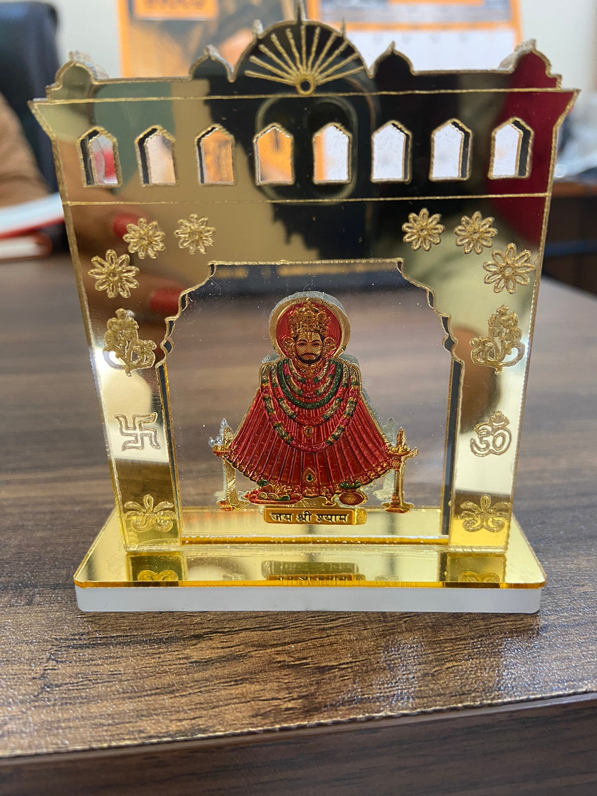 Shree Khatu Shyam Ji Toran Dwaar Decorative Showpiece for Car Dashboard Idol, Home Décor Decoration & Gifting Purpose by Case Club