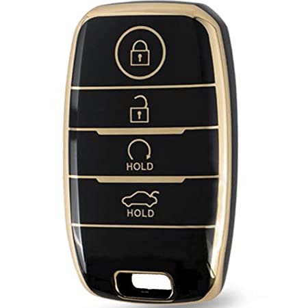 TPU Key Cover Compatible with Kia Sonet | Carens | Seltos 3 Button Smart Key Only