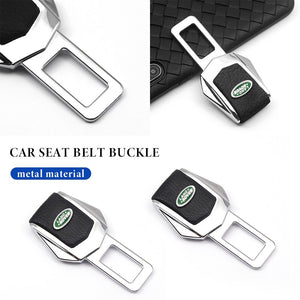 2PC METAL SAFETY SEAT BELT CONTROL BUCKLE CLASP ALARM STOPPER NULL INSERT