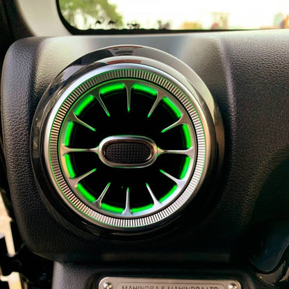 Mahindra New Thar 2020 AC Vent RGB LED Multi Color Effect With wireless remote control ( Set Of 4)