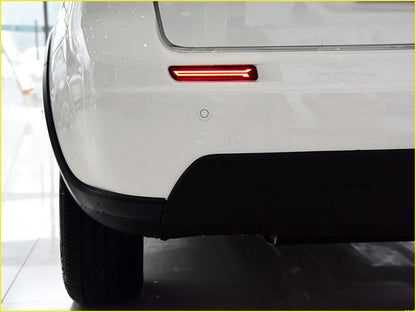 CarOxygen Car Reflective Stick-On Sticker Red Warning Safety Reflector Strips (Universal)- Pack of 2