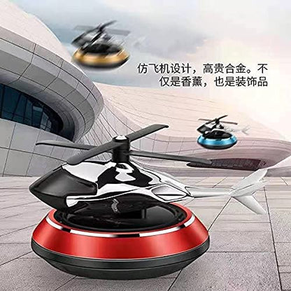 Solar Helicopter Car Dashboard Perfume â€“ Fragrance  Car Air Freshener