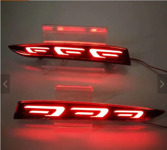 Super Bright BrakeLights for Accent 2018-2020 2PCS LED Bumper Reflector Lights Tail Lamps Reverse Light F-Type