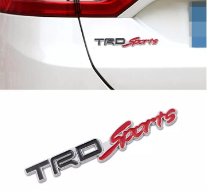 Car Oxygen Car Styling Metal Car Sticker Automobile Decoration Emblem Badge TRD Sport Logo Decals