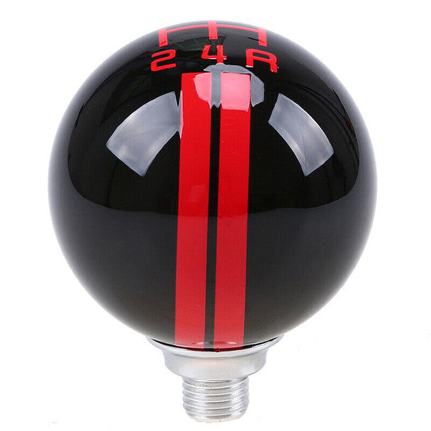 Car 5 Speed Manual Car Gear Shift Knob Lever Red Ball Shifter Handle For Ford Mustang Shelby GT500