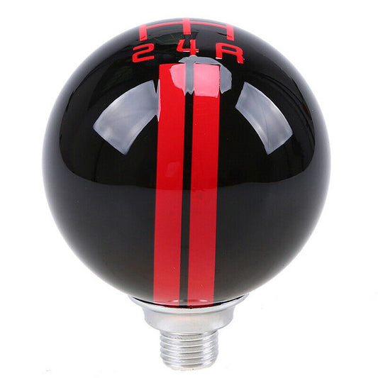 Car 5 Speed Manual Car Gear Shift Knob Lever Red Ball Shifter Handle For Ford Mustang Shelby GT500