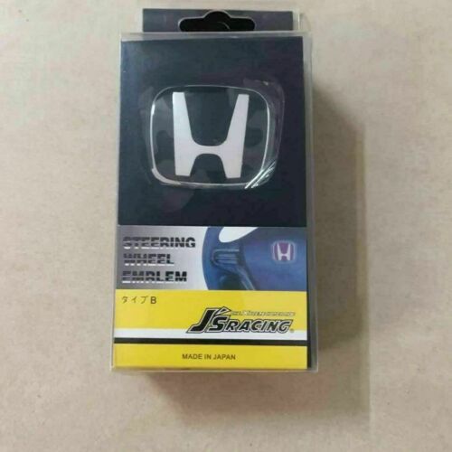 HONDA Genuine TYPE-R Front Rear Steering Red Black Chrome Premium Acrylic H Logo Emblem Made In Japan