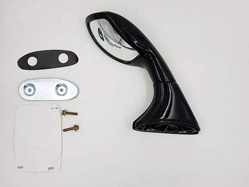 Car Bonnet Fender Side Mirror Wide Angle View for New Toyota Fortuner New (White)