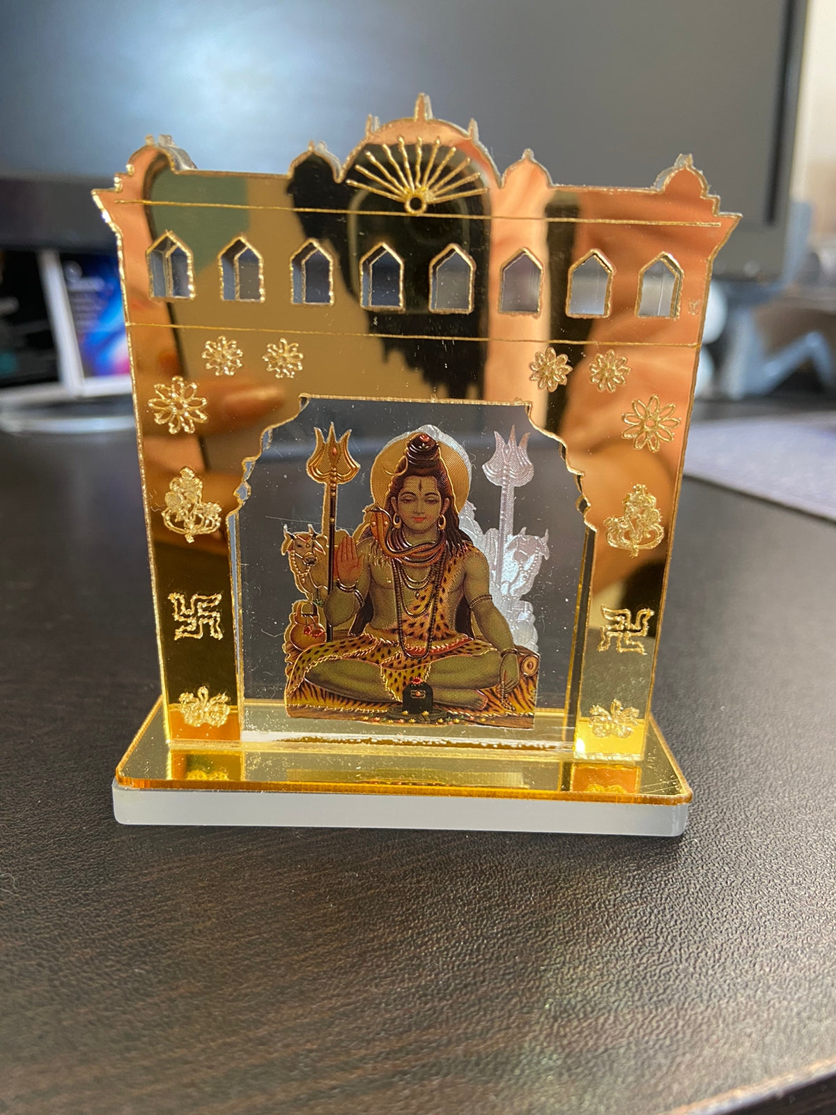 Shree Khatu Shyam Ji Toran Dwaar Decorative Showpiece for Car Dashboard Idol, Home Décor Decoration & Gifting Purpose by Case Club