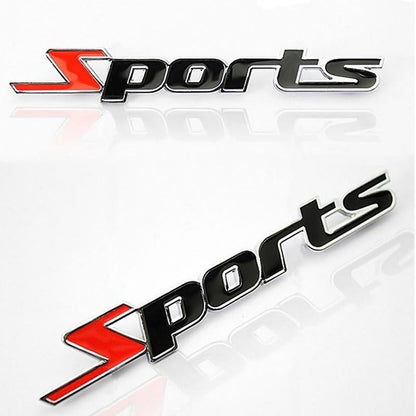 Car-styling Metal 3D Car Stickers Sport Style Motorcycle Waterproof Racing Car-covers Sticker