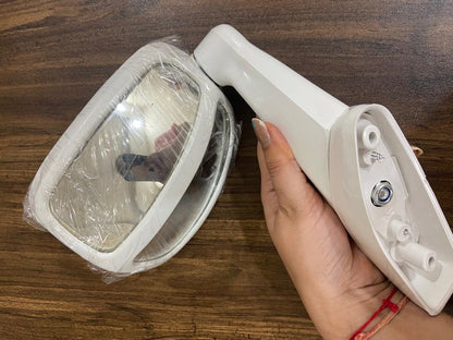 Front Fender SUV Wide Angle Mirror for Tata Safari (White, Left Side)