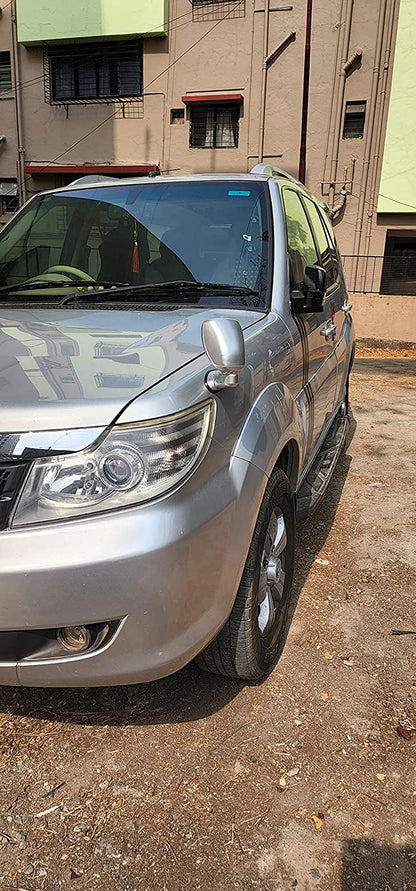 Front Fender SUV Wide Angle Mirror for Tata Safari (White, Left Side)