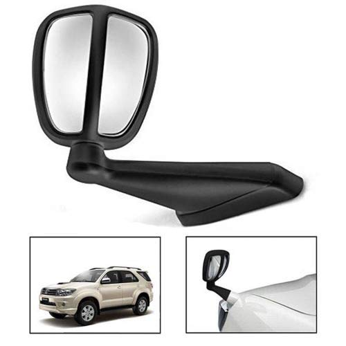 Front Fender SUV Wide Angle Mirror for Tata Safari (White, Left Side)