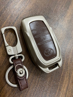 Leather key fob cover case fit for Toyota T3 remote key, 19,95 €