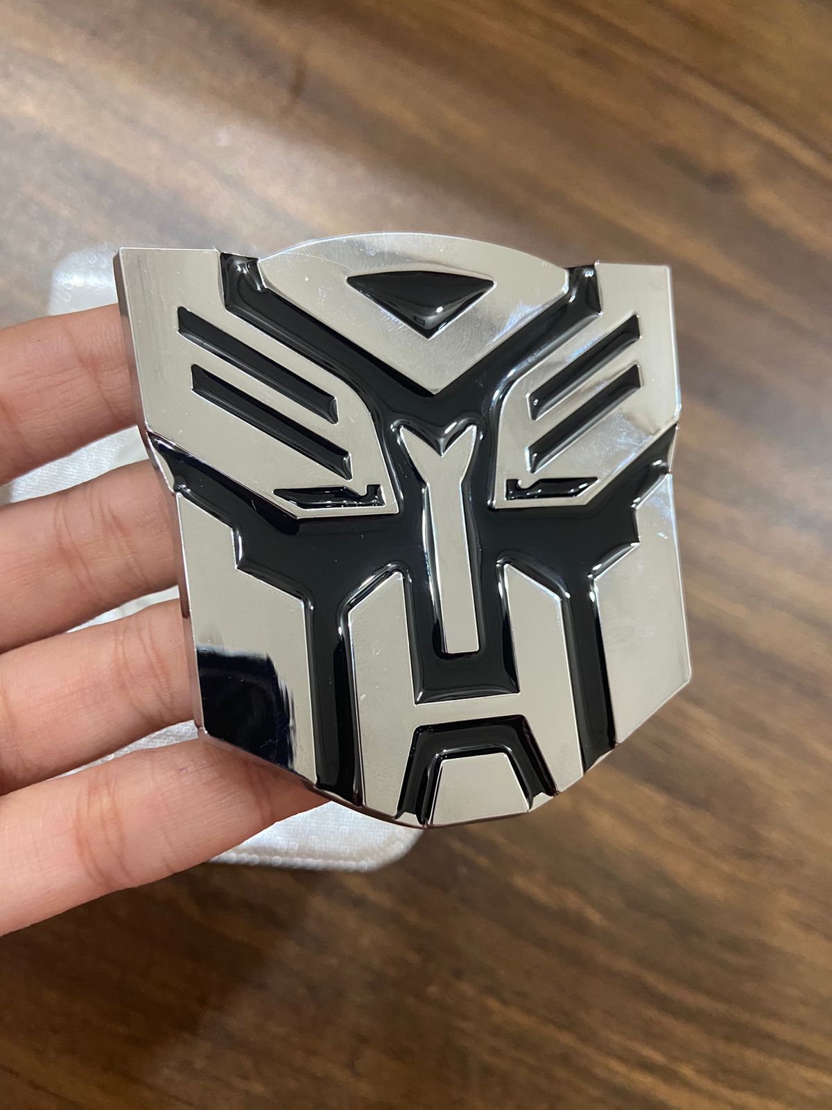 Transformers 3D Style Pure Metal Car Decorative Stickers Auto Accessories