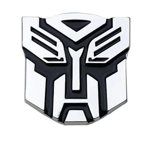 Transformers 3D Style Pure Metal Car Decorative Stickers Auto Accessories