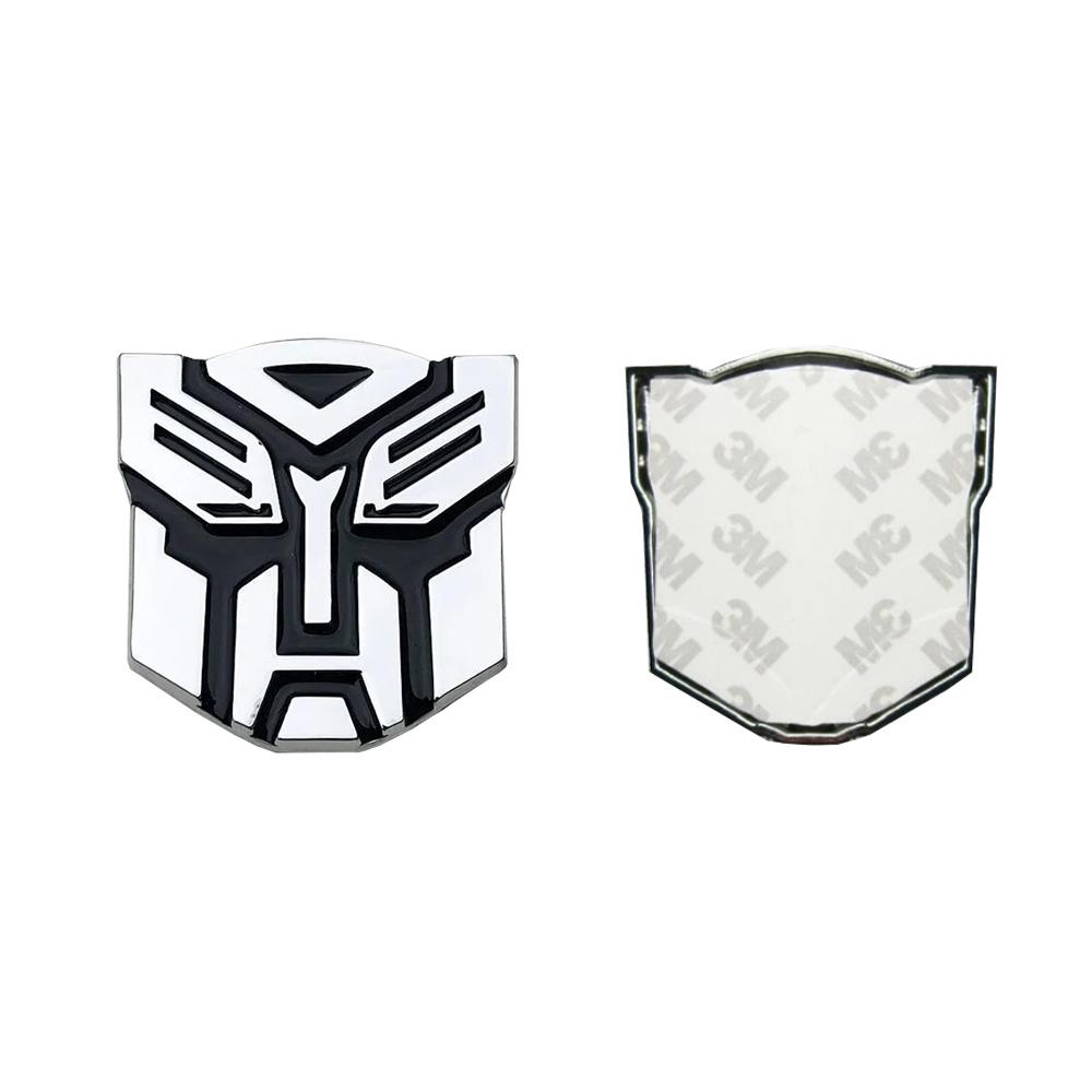 Transformers 3D Style Pure Metal Car Decorative Stickers Auto Accessories