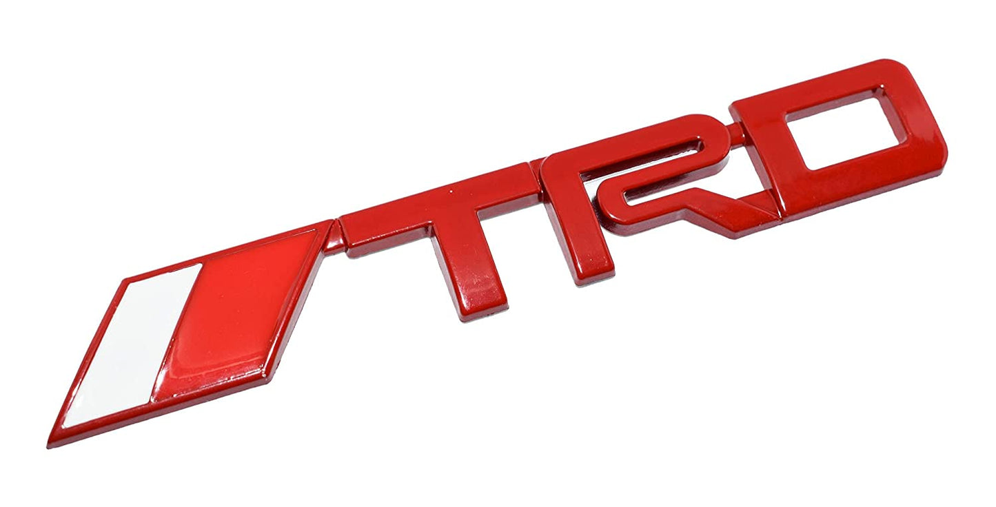 TRD Emblem Sticker for All Cars, Metal (Black)