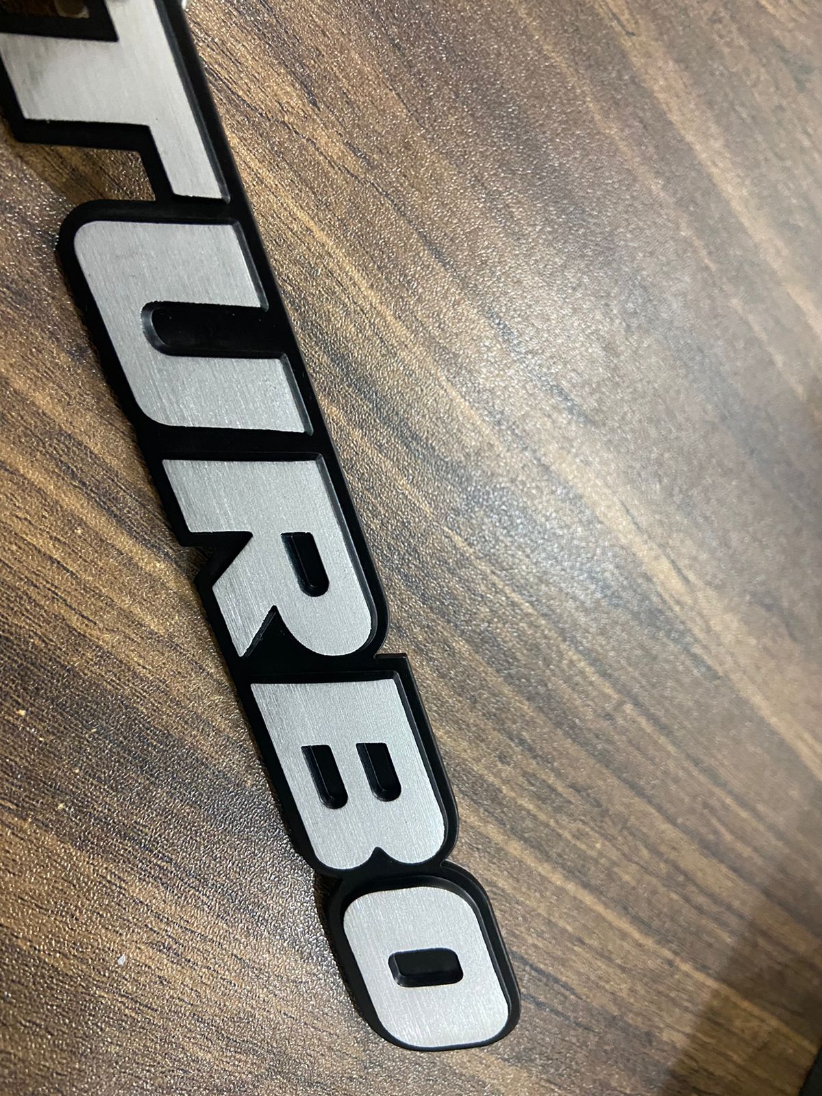 Silver Chrome 3D Metal TURBO Badge Sticker for Kia Procee'd Cee'd Carens Picanto Silver Chrome 3D Metal TURBO Badge Sticker for Kia Procee'd Cee'd Carens Picanto