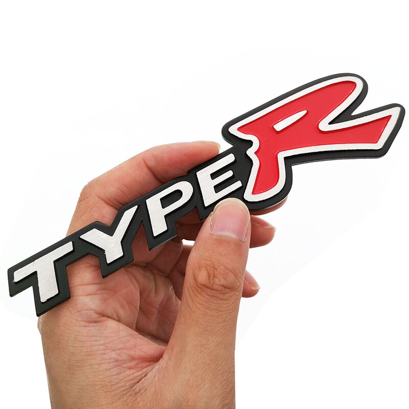 3D Metal Car Sticker Auto Badge Emblem Decal For Honda CIVIC Type R Lo ...