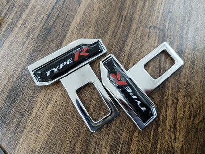 Car Seat Belt Buckle clip Set of 2 Car Safety Alarm Stopper Null insert Seat Belt Buckle Clip For all cars (Universal)
