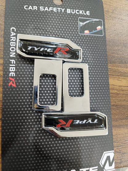 Car Seat Belt Buckle clip Set of 2 Car Safety Alarm Stopper Null insert Seat Belt Buckle Clip For all cars (Universal)