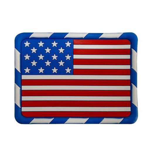 Car Oxygen - Anti-Slip / Anti Skid Car Dashboard Mats, Universal For All Cars, US Flag, Silicone, 1 Piece