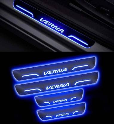 Hyundai i20 car door foot step led sill plate Door Sill Plate